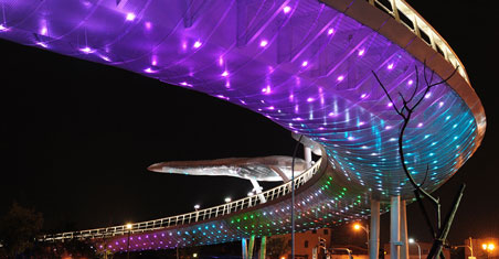 城市景觀照明實(shí)景圖2